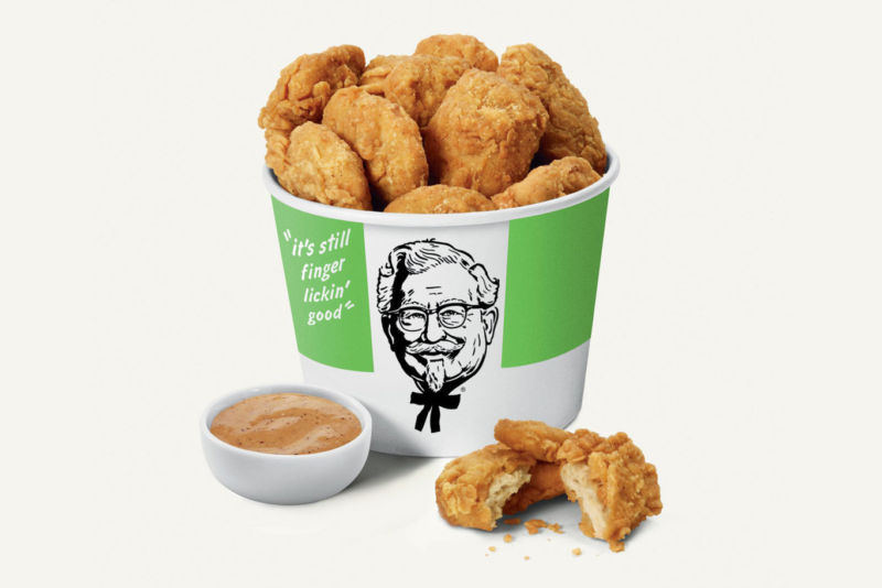 KFC tendrá un menú verde con 'pollo vegetariano'