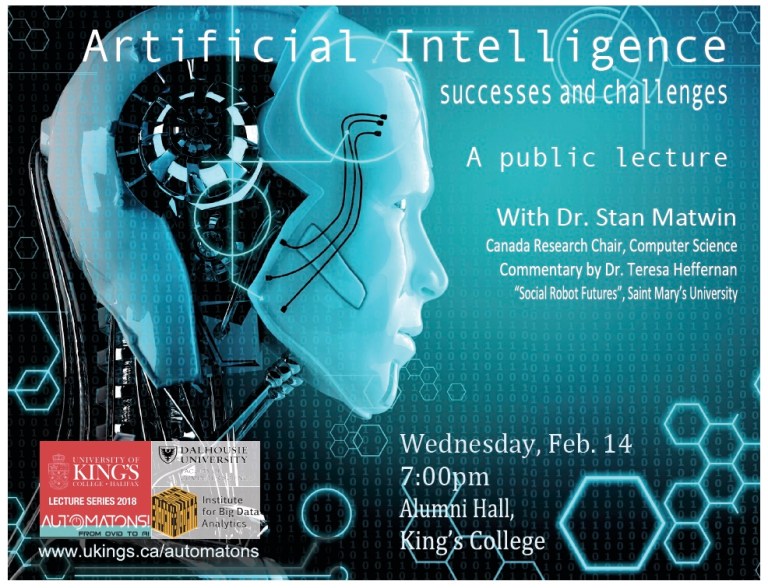 Public lecture on Artificial Intelligence social robot