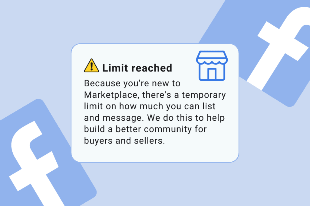 Temporary Limit on Facebook Marketplace For New Accounts Social Think