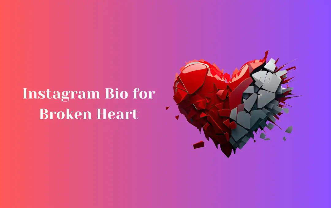 Best Instagram Bio for Broken Heart Broken Heart Instagram Bio
