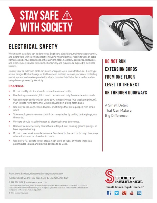 Electrical Safety Society Insurance