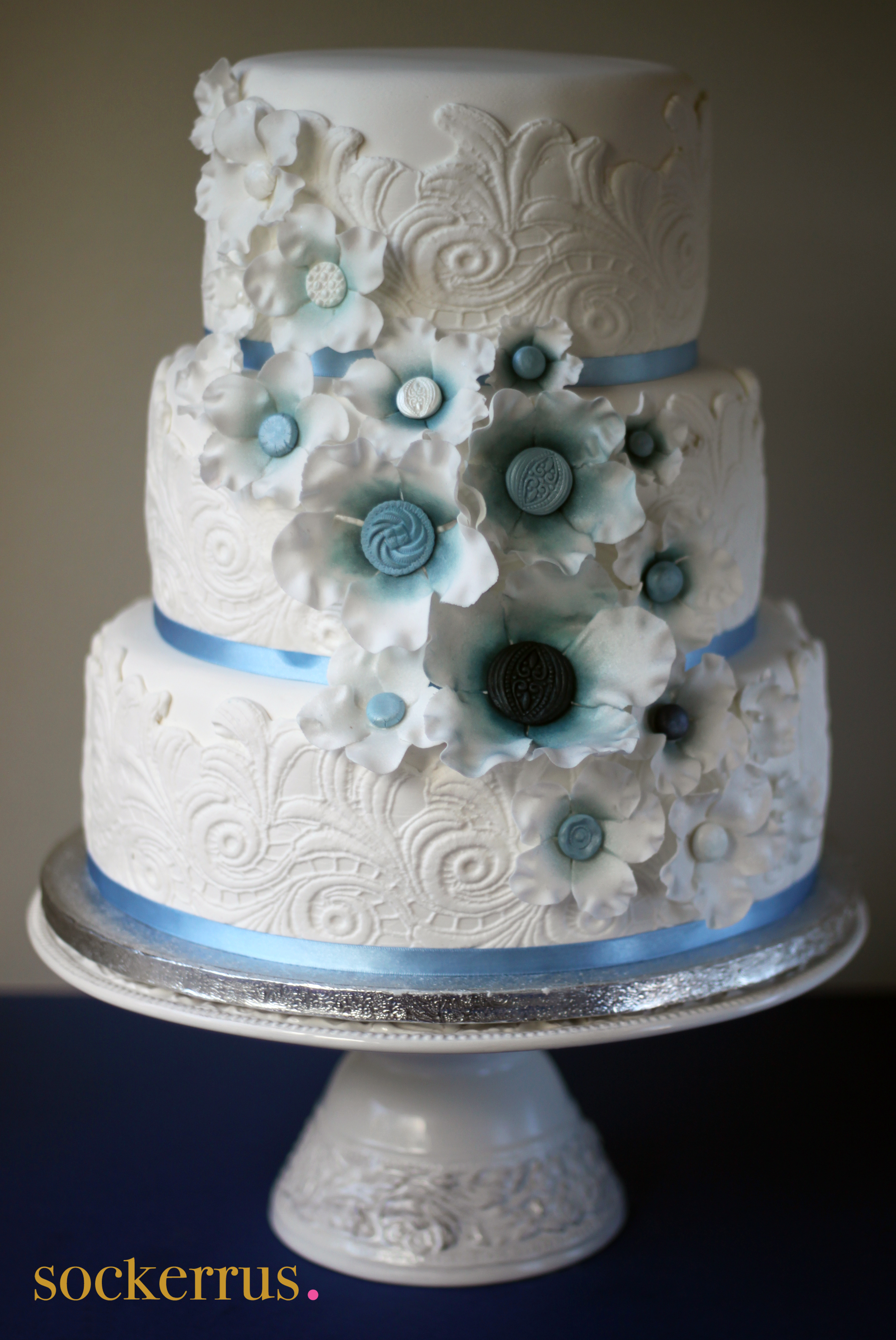 Lace Wedding Cake