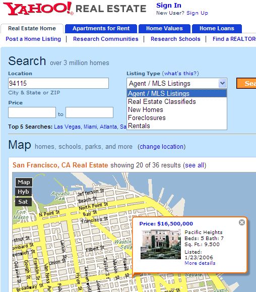 Yahoo! Real Estate Is Live