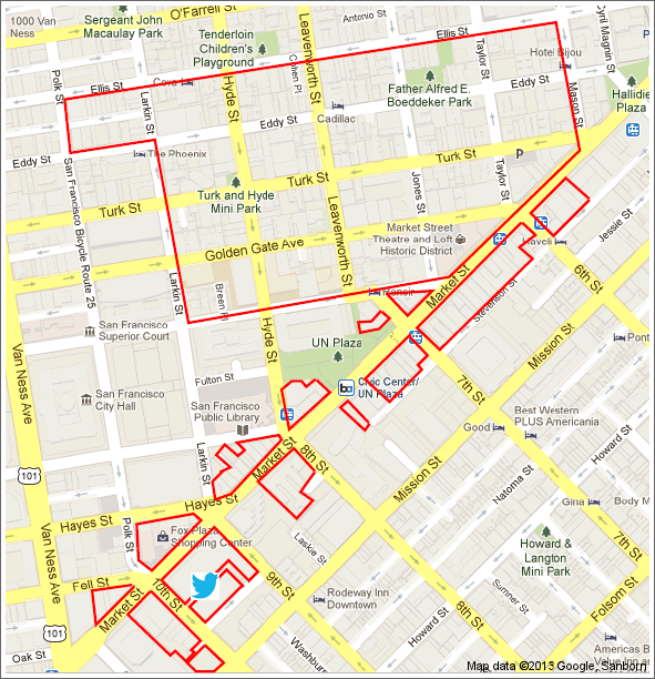 Atlas San Francisco Map Tenderloin District