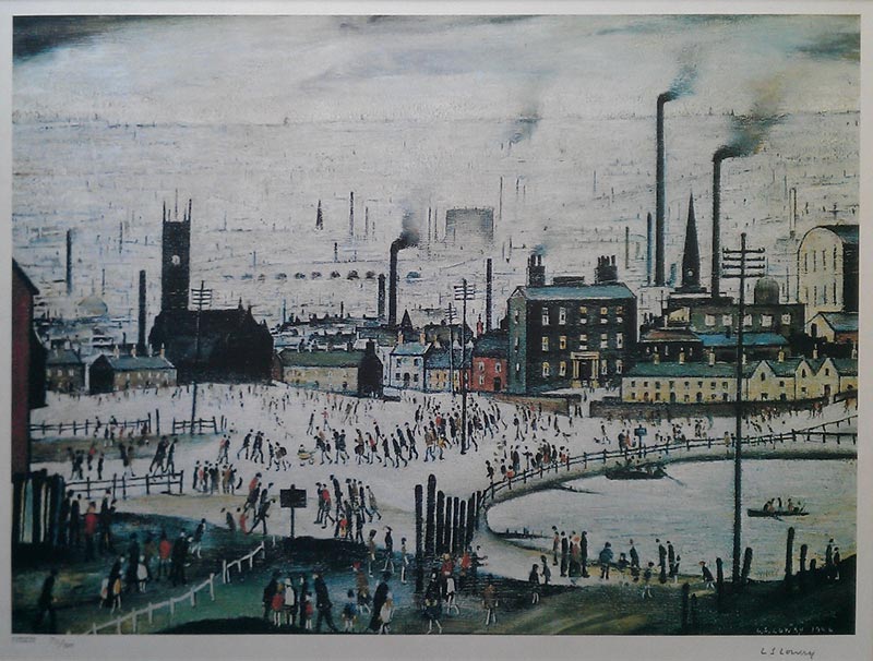 L. S. Lowry the Project of the Working Class Environment SOCKS