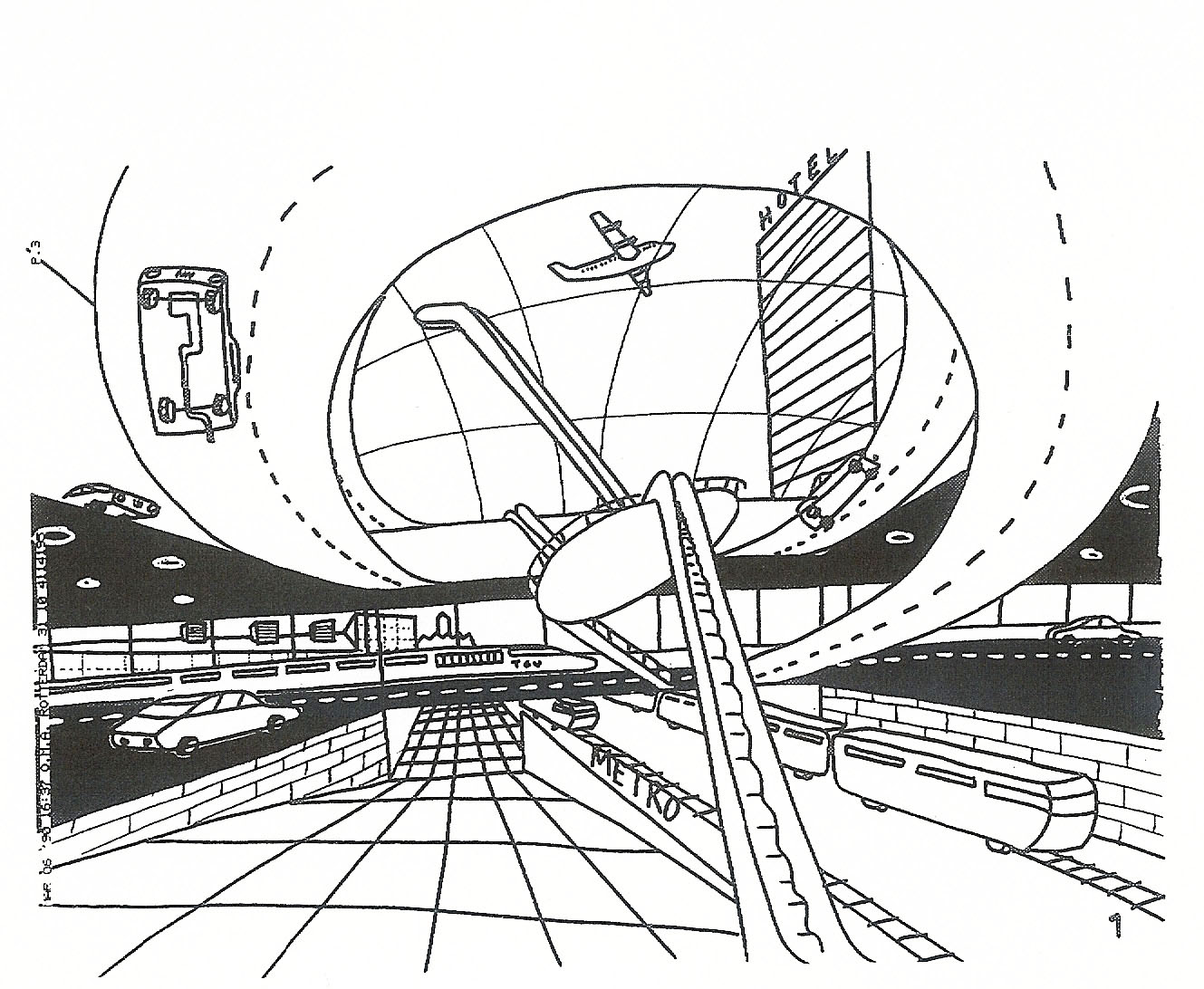 Oma/Rem Koolhaas early sketches Rem koolhaas, Sketches, Architecture