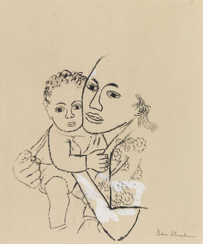 Ben Shahn, Untitled Drawing Series, (1948) SOCKS