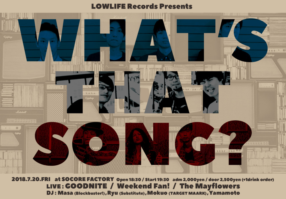 What’s That Song? SOCORE FACTORY SOCORE FACTORY