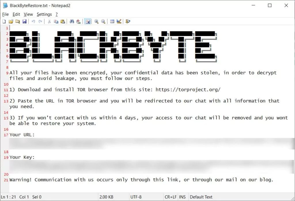 Who Is the BlackByte Ransomware Group and How Does the Decryptor Works