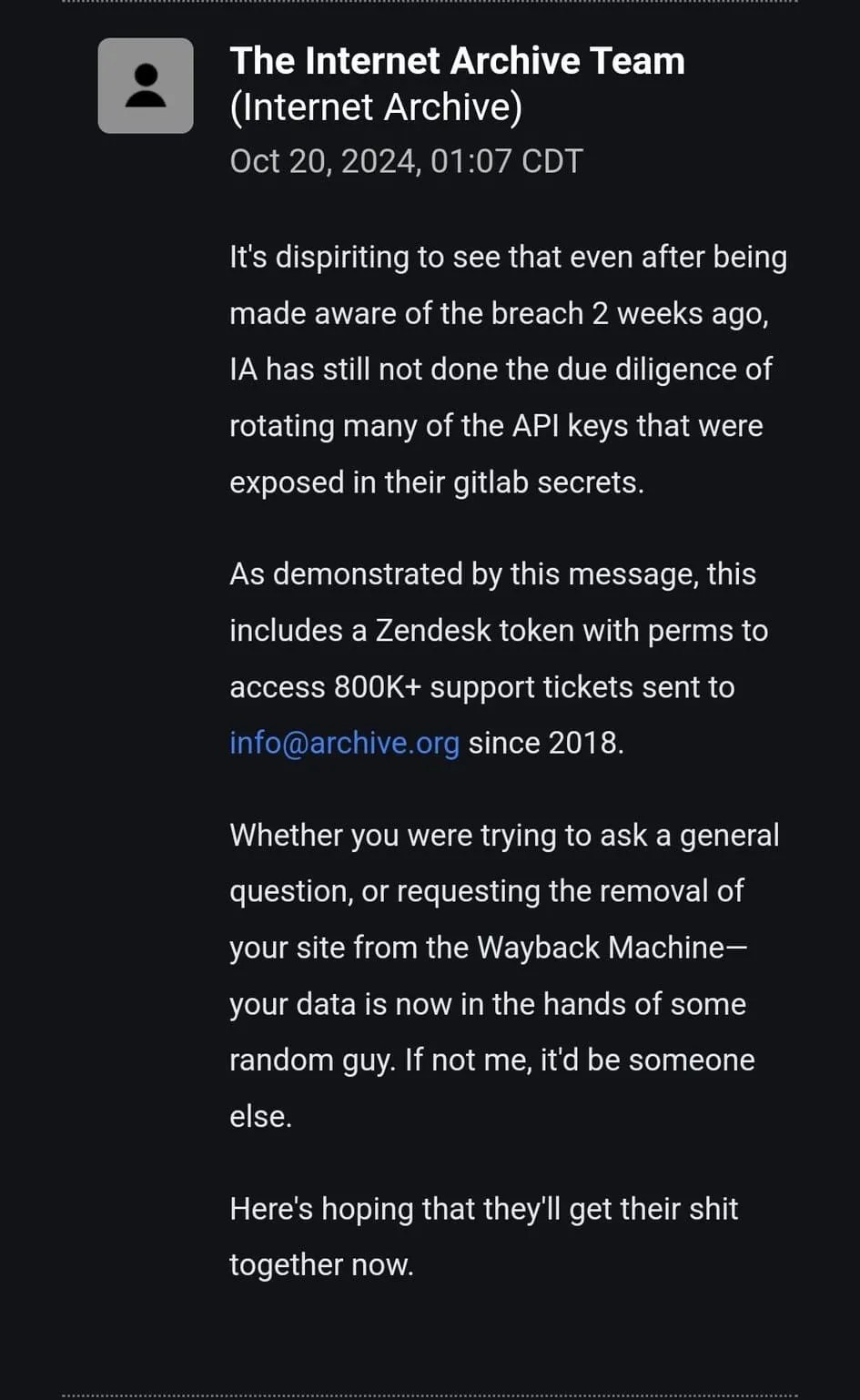 Archive Data Breach and DDoS Attacks What You Need to Know