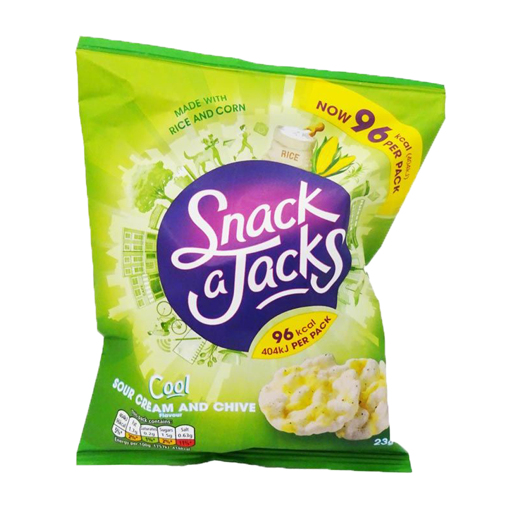 Snack a Jacks Sour Cream & Chives 23gr