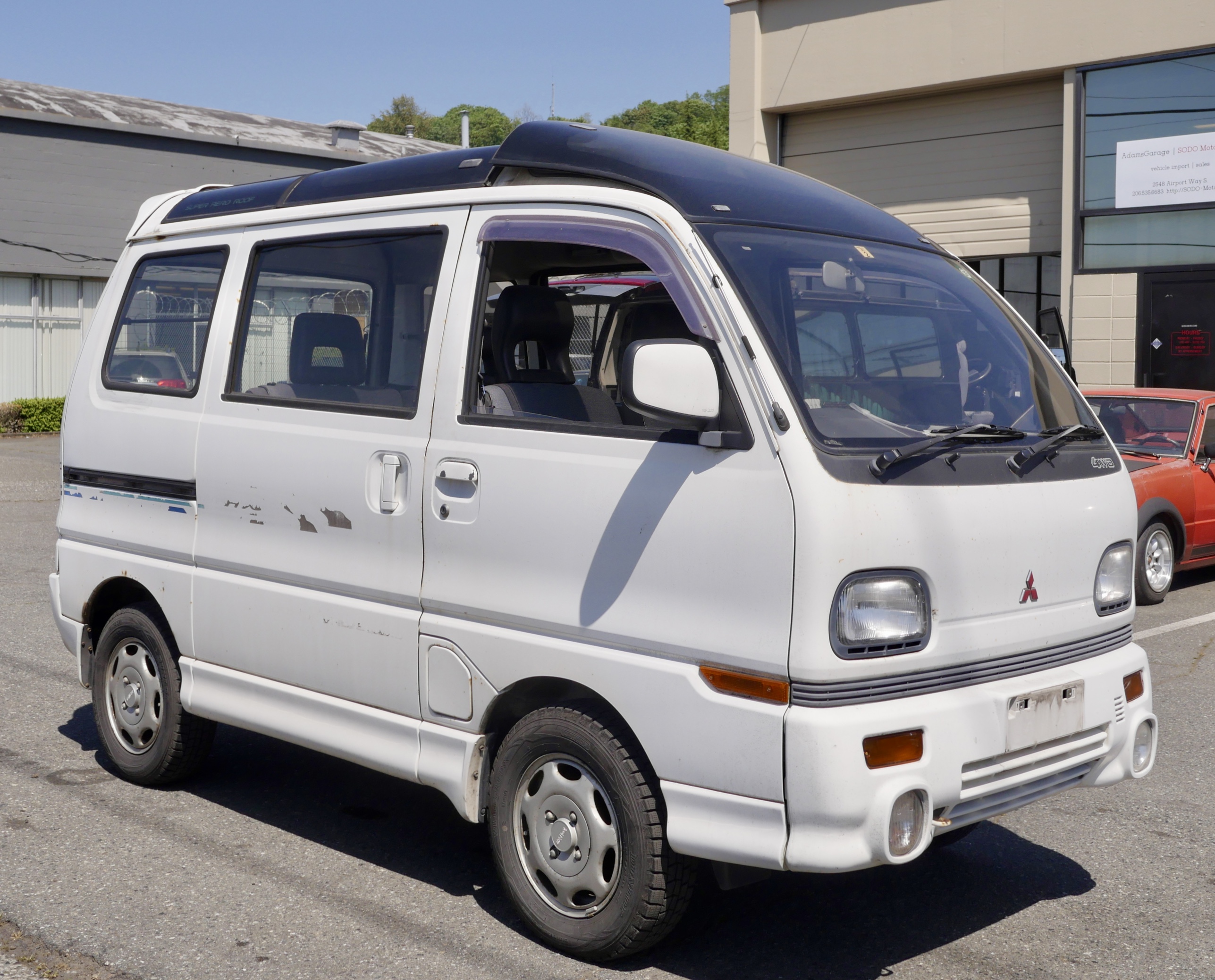 1991 Mitsubishi Bravo 4WD kei van AdamsGarage SODOMOTO
