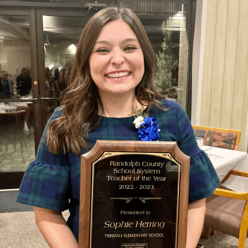 UNCG Program Prepares Herring for AwardWinning Career in Education