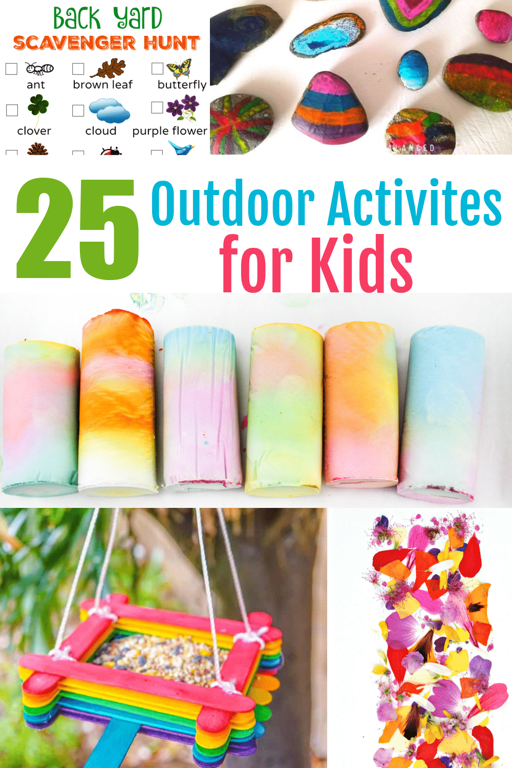 25 of the BEST Outdoor Activities for Kids from Pinterest!