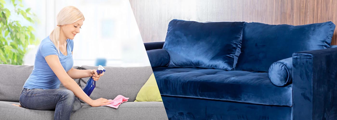 Cómo limpiar sofás de terciopelo ️ SofaClean