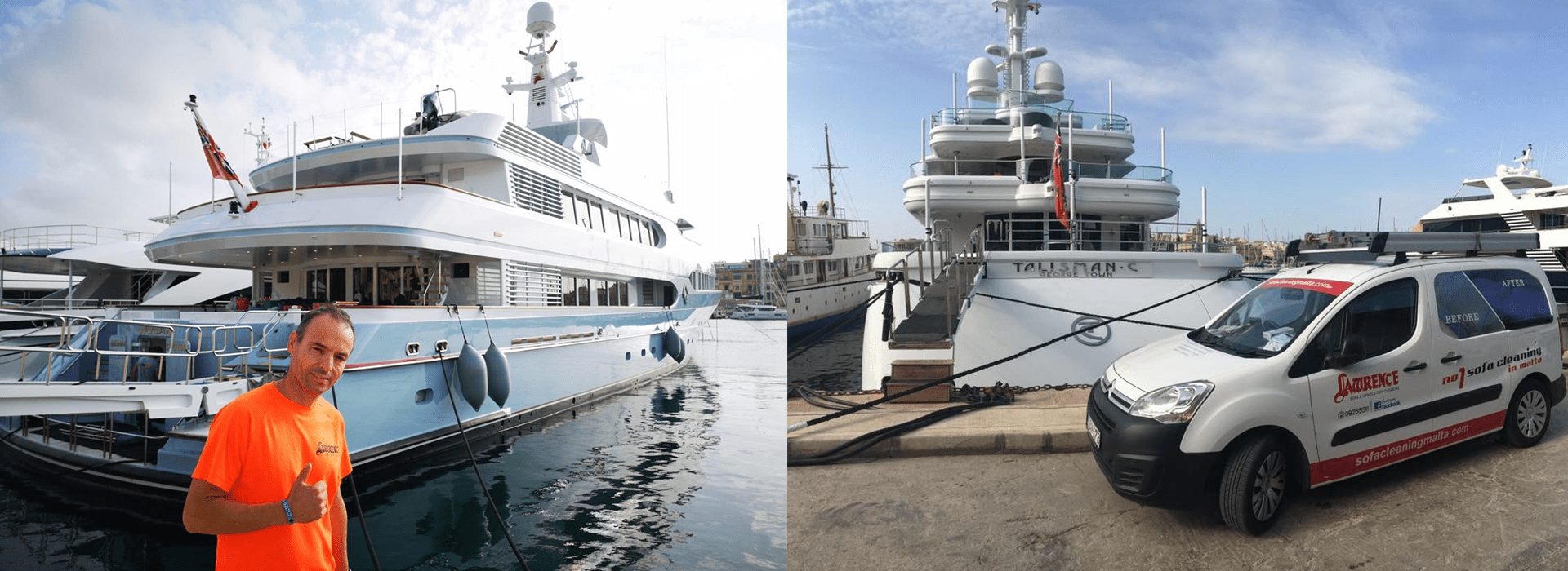 Boat and Super Yacht Cleaning Lawrence Sofa and Upholstery Cleaning Malta