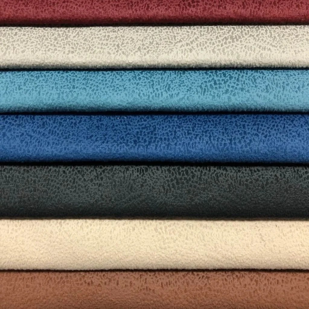 Leatherlook velvet material fabric Sofa fabric manufacturer and