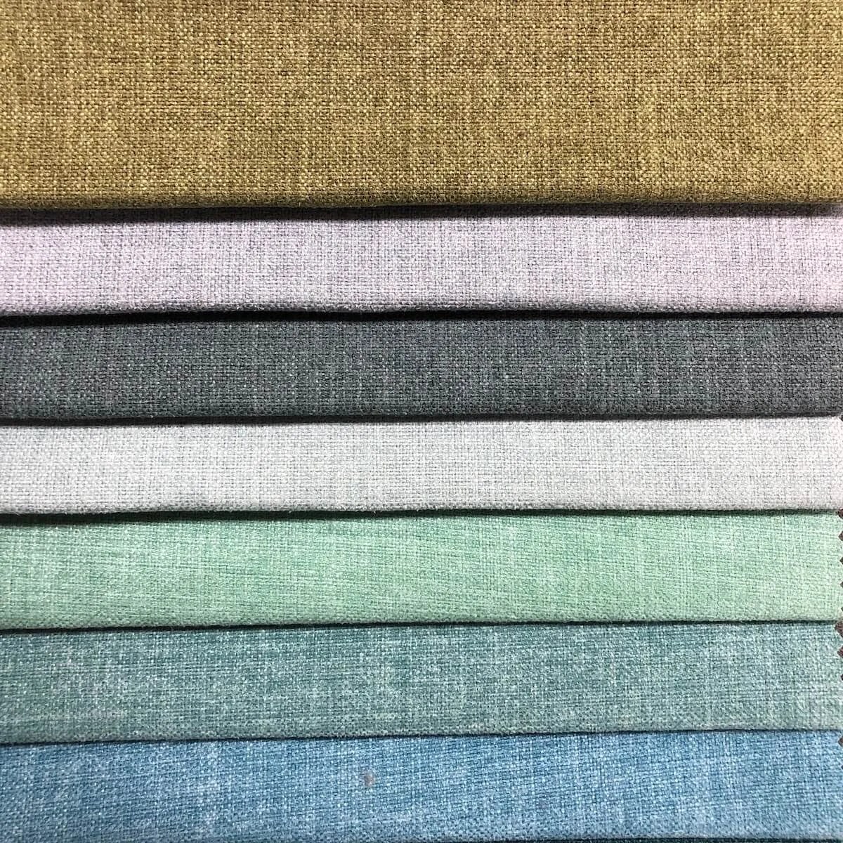 linen upholstery fabric 100 polyester Sofa fabric manufacturer and