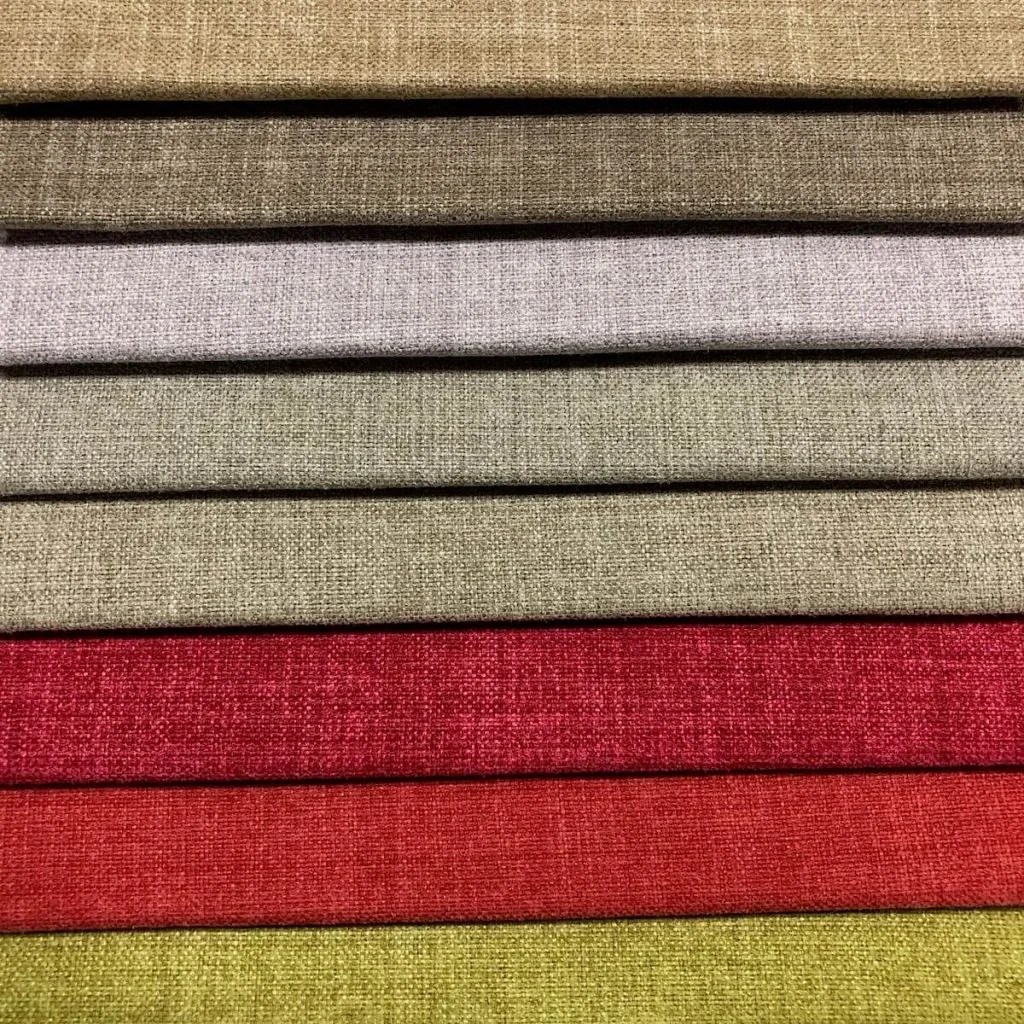 linen upholstery fabric 100 polyester Sofa fabric manufacturer and