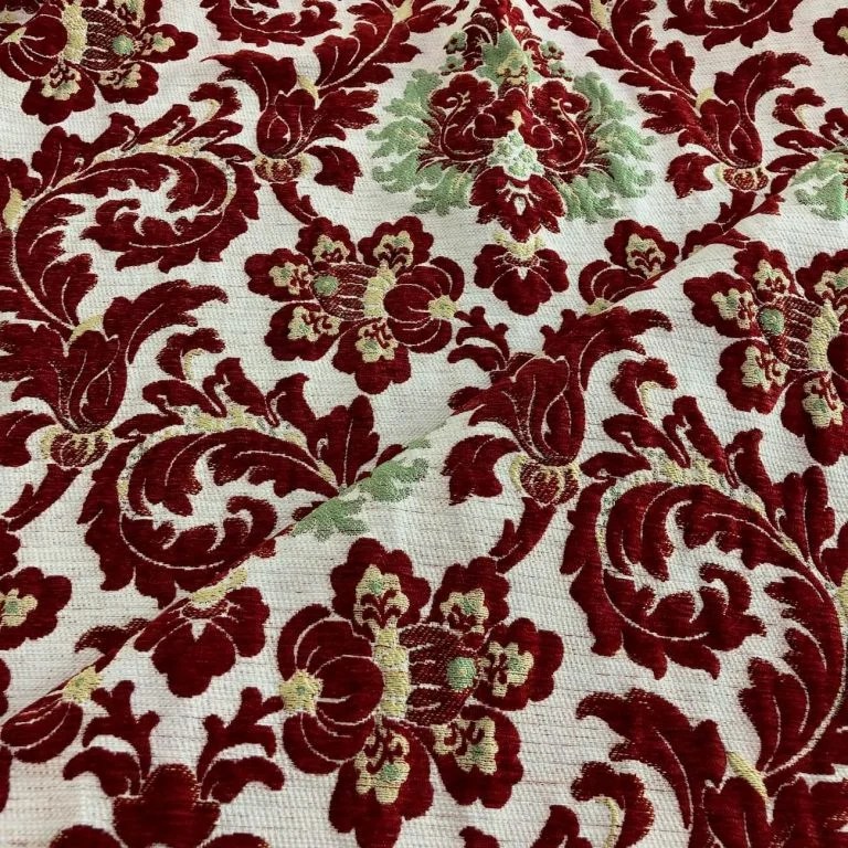 Vintage classical jacquard chenille fabric Sofa fabric manufacturer