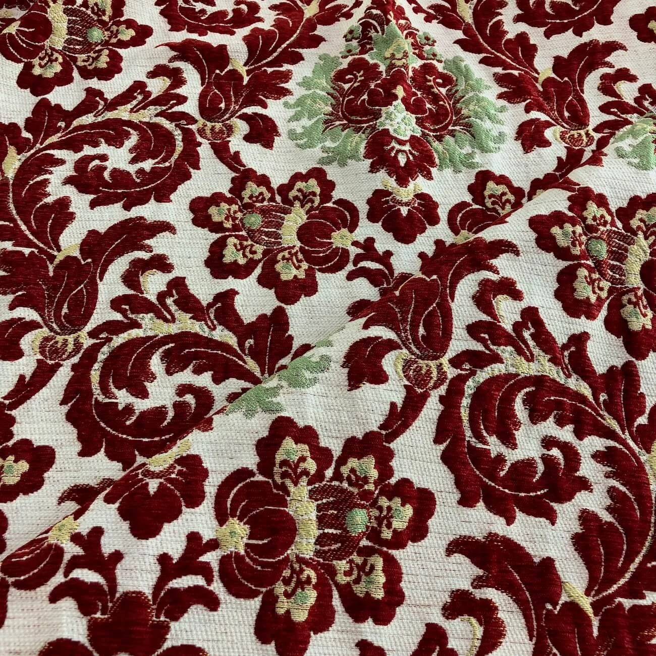Vintage classical jacquard chenille fabric Sofa fabric manufacturer