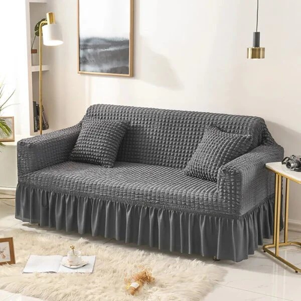 Turkish Style Bubble Sofa Cover Grey Sofa Covers