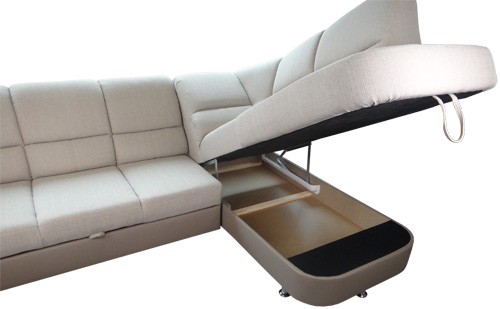 Das Ecksofa mit hoher Rückenlehne. Sofadepot