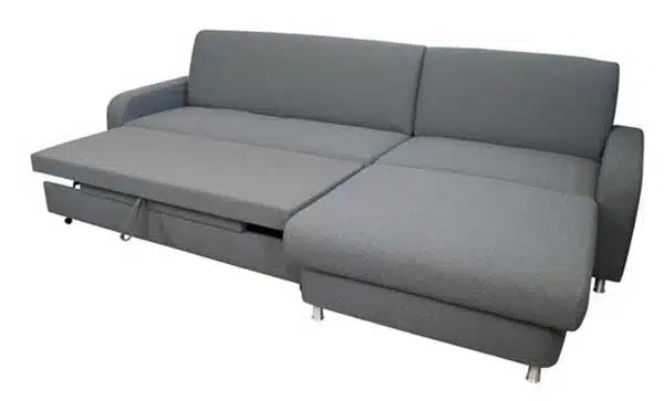 Ecksofa mit Schlaffunktion und Bettkasten, günstig im Sofadepot.