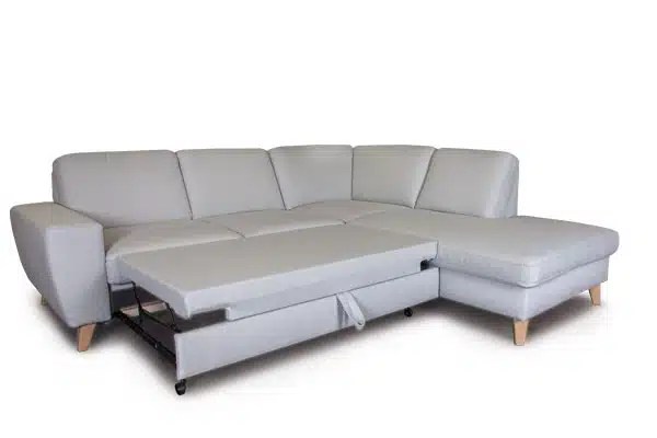 Ecksofa mit Schlaffunktion und Bettkasten, günstig im Sofadepot.
