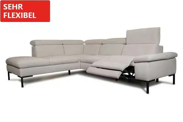 Ecksofa Mit Elektrisch Ausfahrbarer Sitzfläche / Corato Sofa Elektrisch