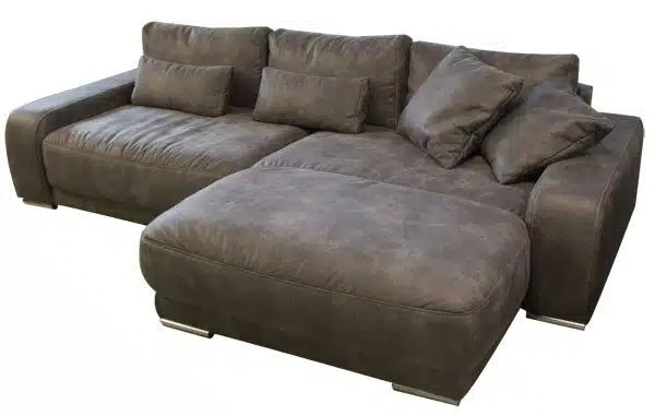 Ecksofa mit Schlaffunktion und Bettkasten, günstig im Sofadepot.
