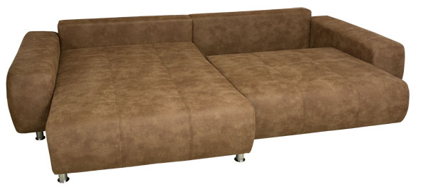 Ecksofa mit breiter Recamiere. Sofadepot