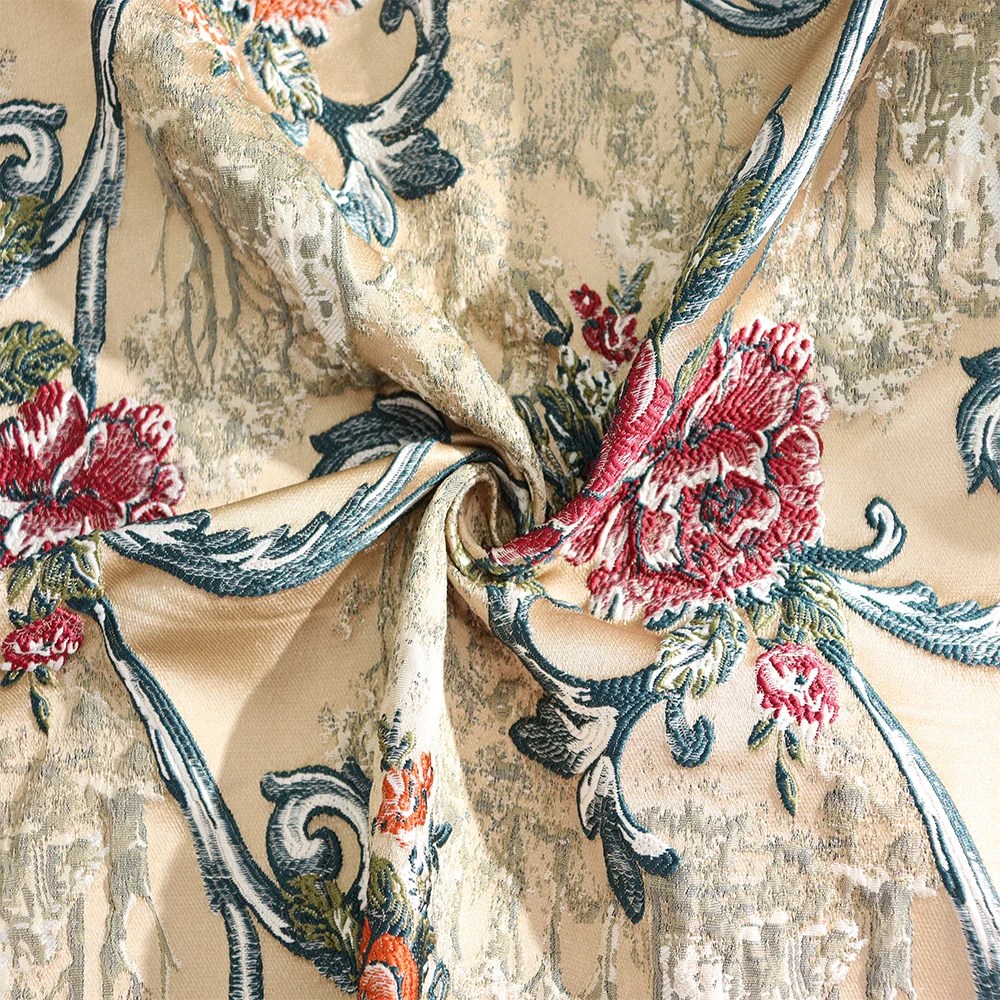 Luxurious brocade jacquard sofa fabric for home furniture on sale