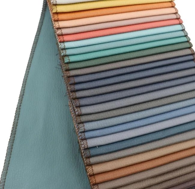 Plain easy life leather look fabric sofa set wholesale Sofa Fabric