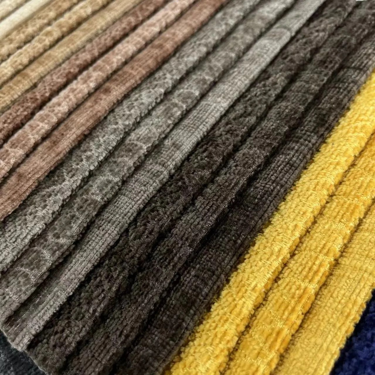 Chenille fabric for sofa upholstery hot sale design with competitive