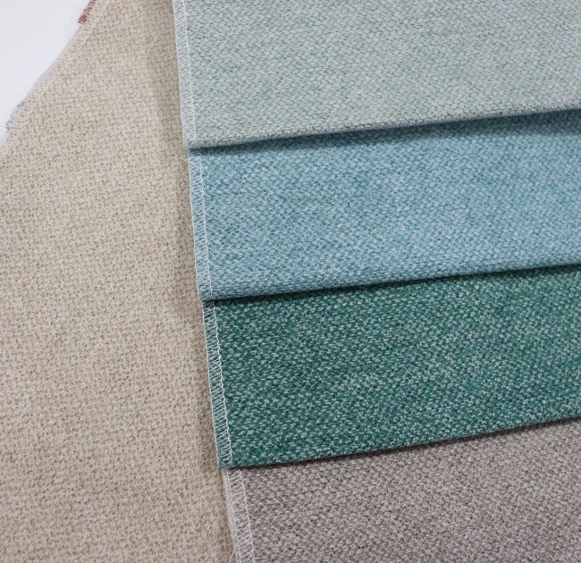 Plain woven velvet sofa upholstery fabric popular new design Sofa