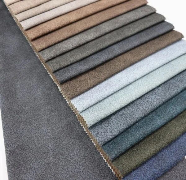 Home textile Upholstery High Quality Leather look fabric popular Sofa