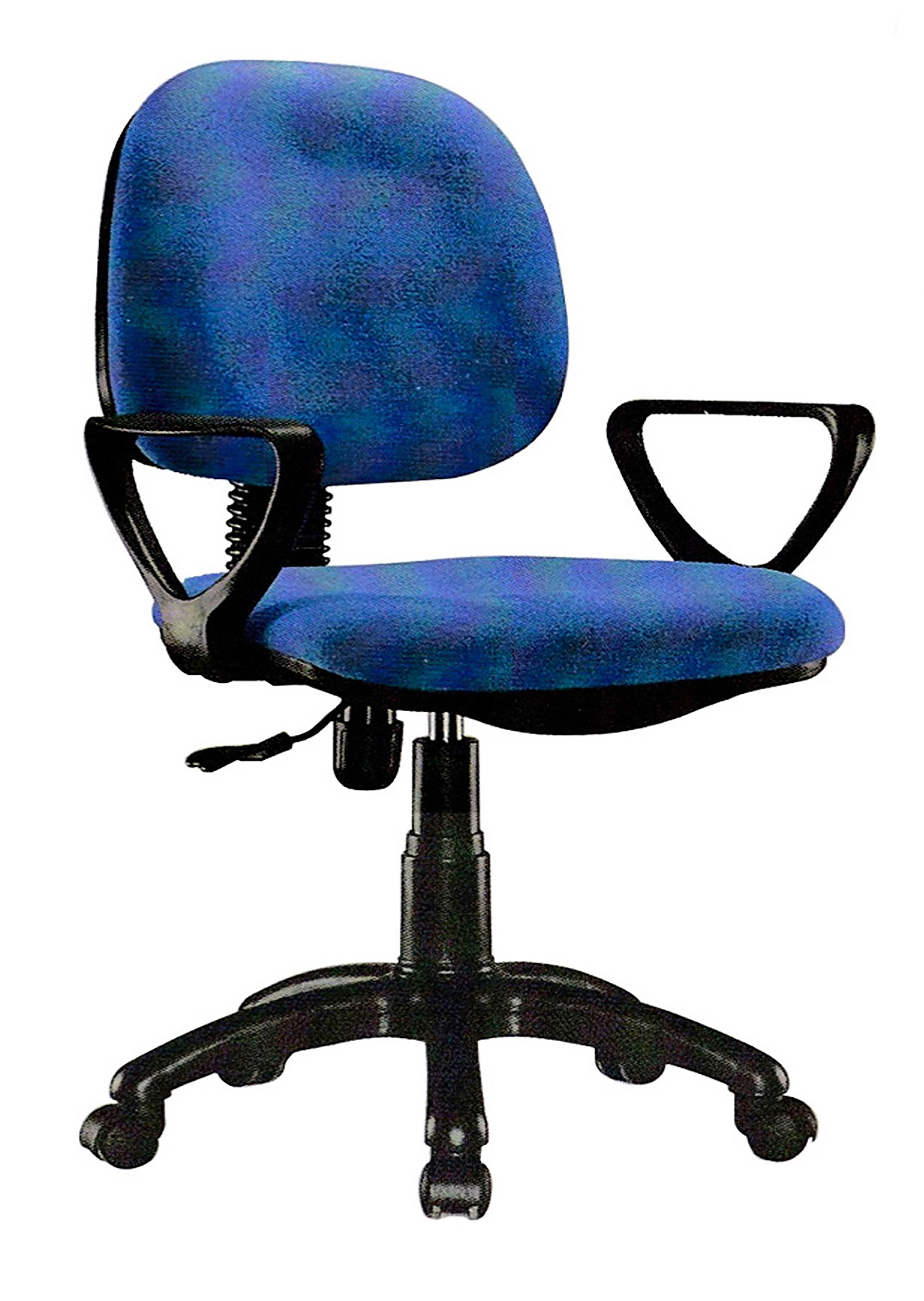 Fabric Chrome Leg Clerical Chair w/ Arm office chair Sofaline