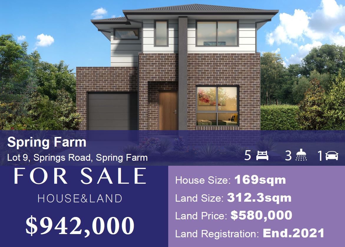 Spring farm house and land package sale 澳洲搜房