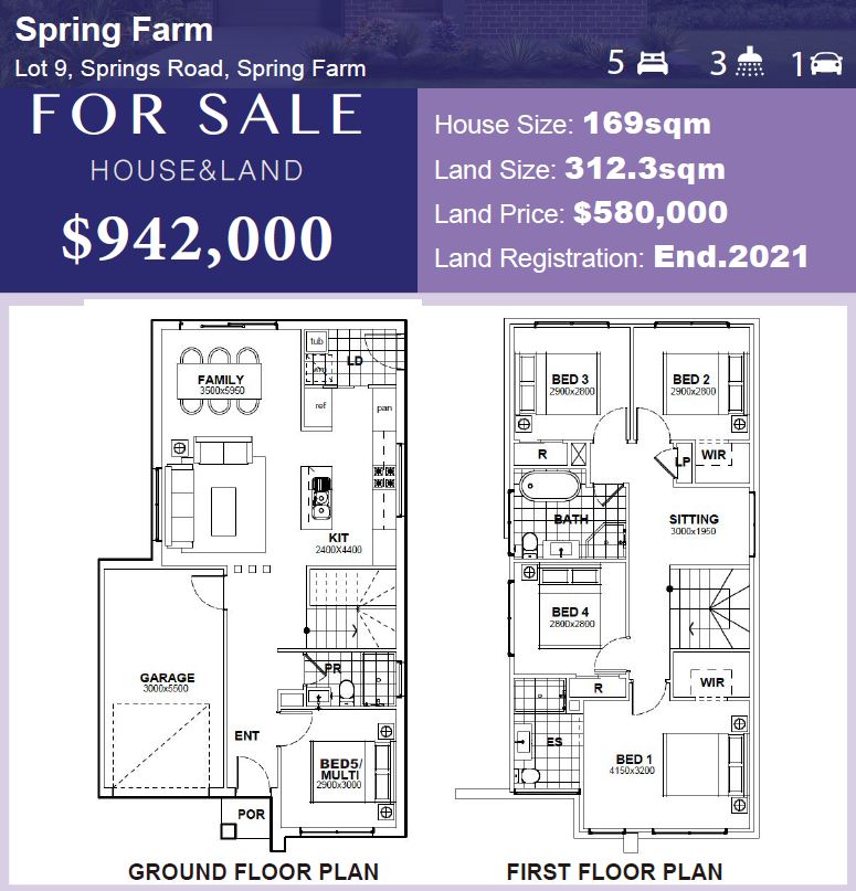 Spring farm house and land package sale 澳洲搜房