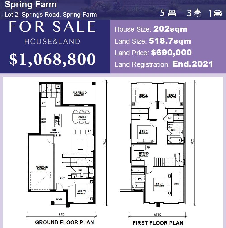 Spring farm house and land package sale 澳洲搜房