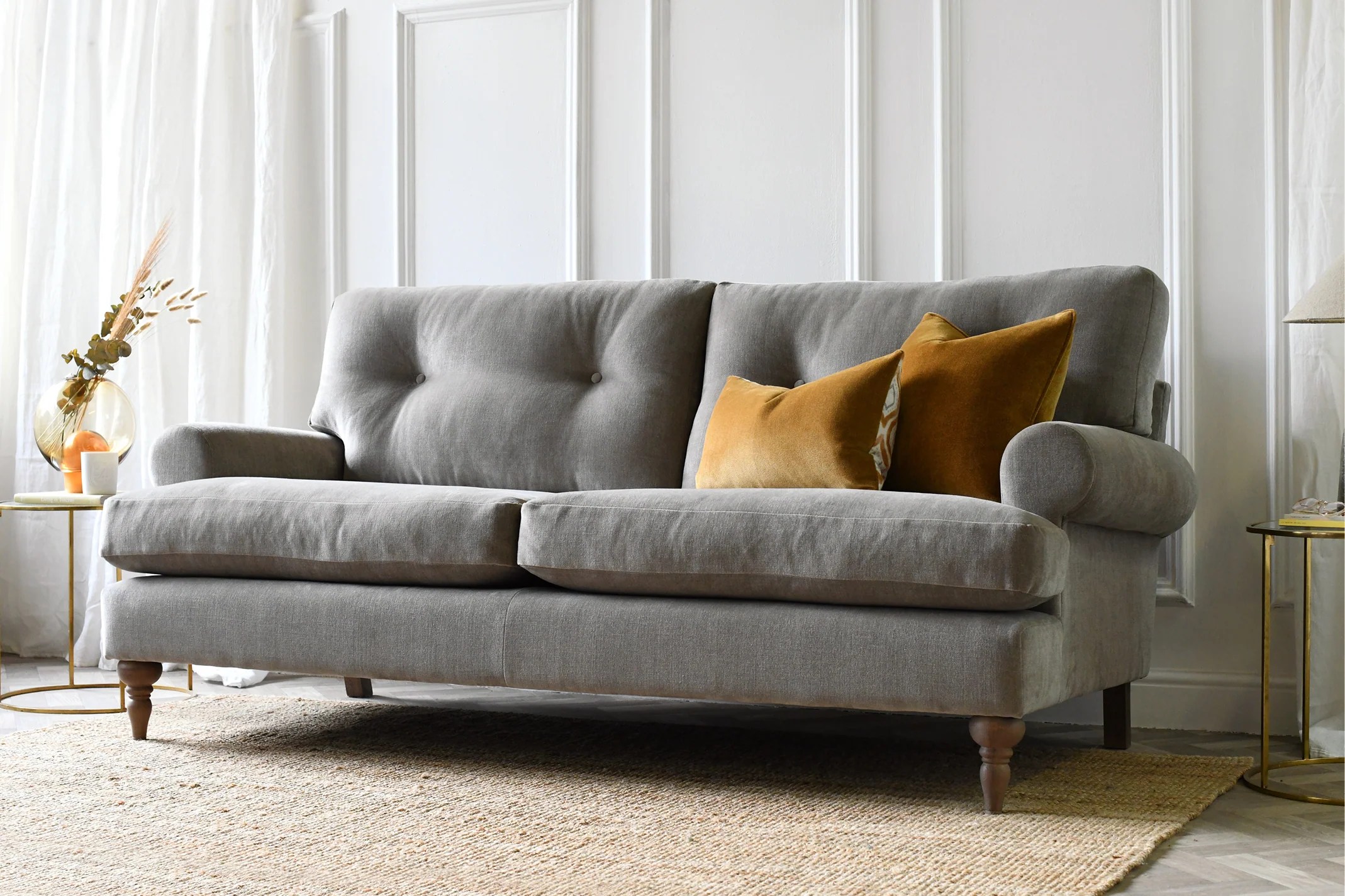 Otto 3 Seater Sofa Manolo Fog SofaSofa