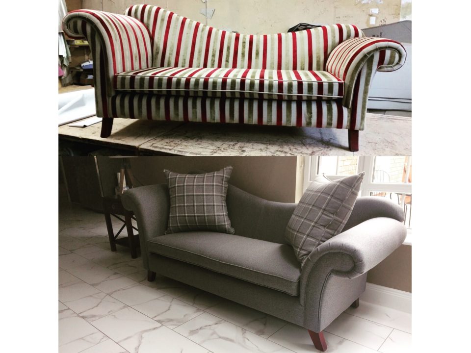 Chaise Longue Before and After Sofa So Good