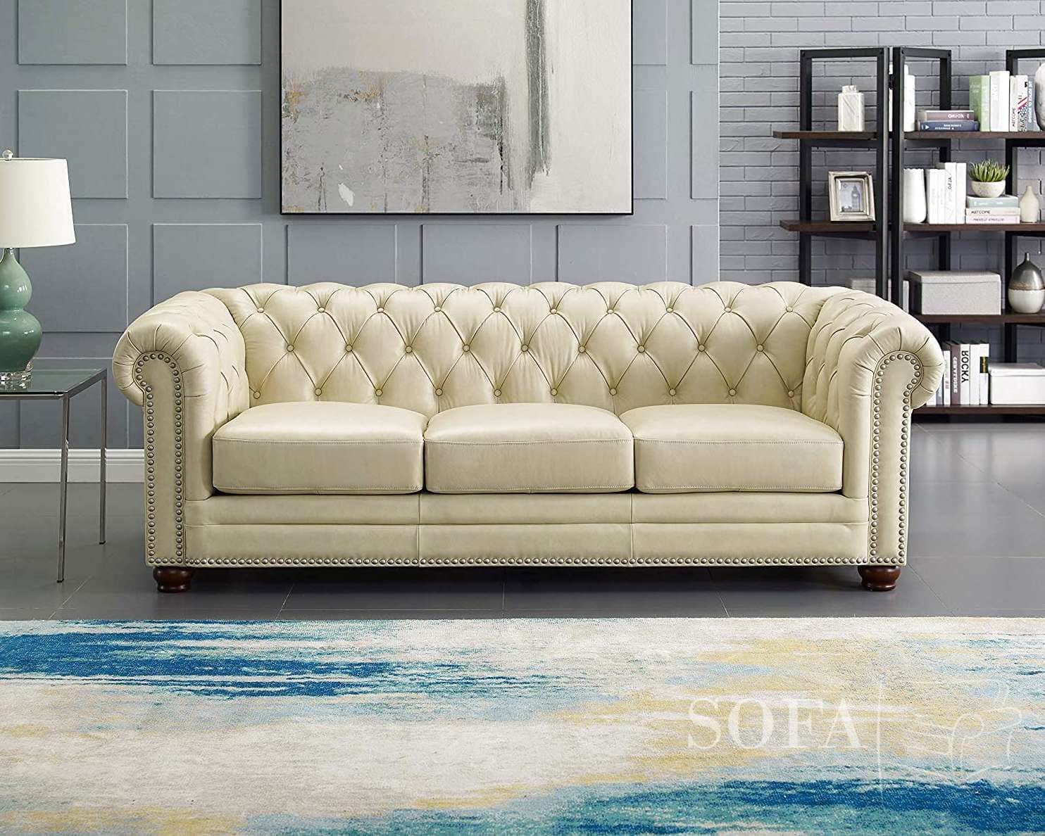Quality White Leather Couches Sophisticated & Elegant