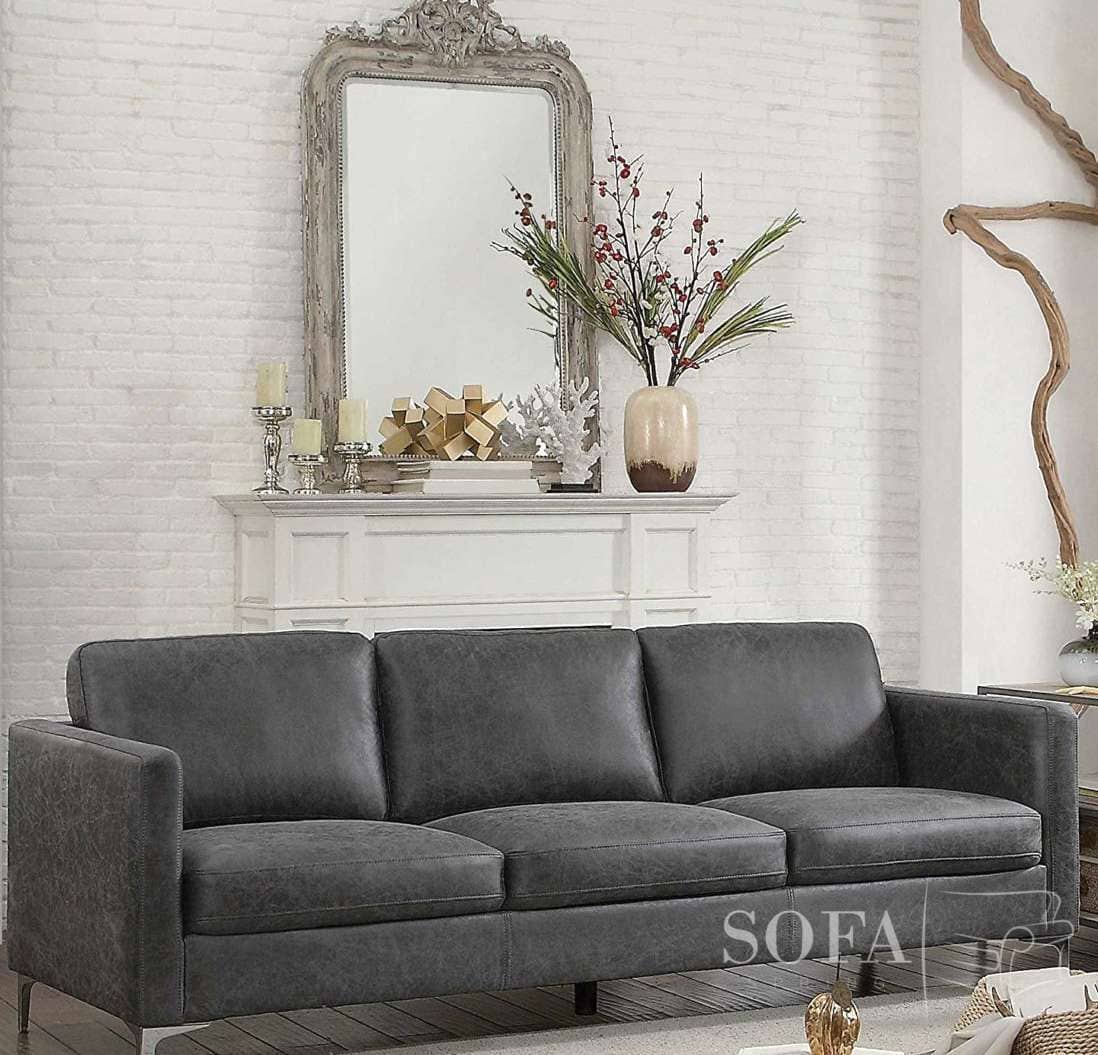 The Best 5 Gray Leather Couches Of 2024 Sofa Spring