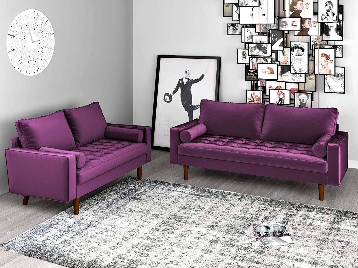 Lovely Purple Couches The Best Of 2023 Sofa Spring