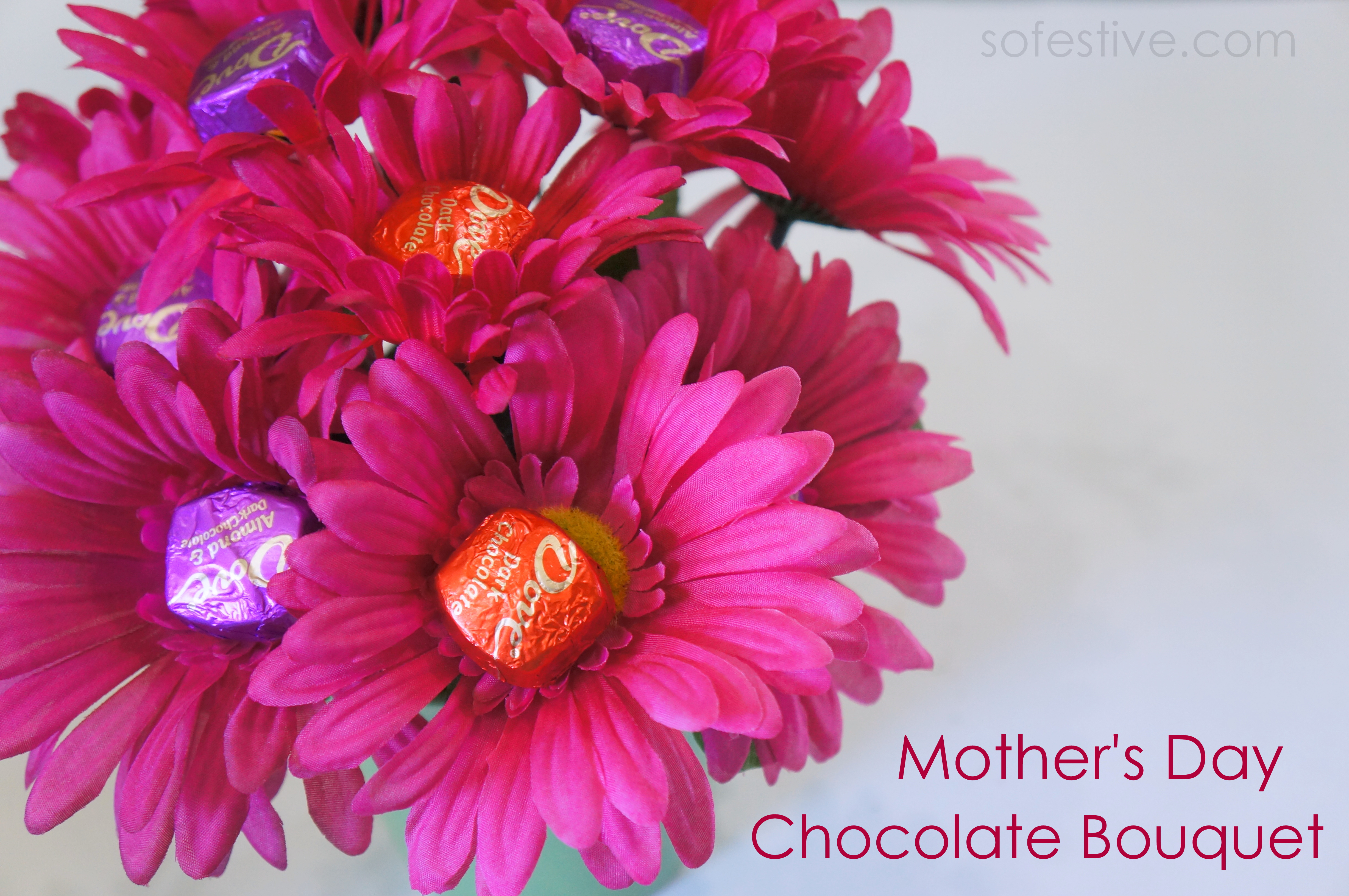 Mother's Day Chocolate Bouquet for Kids So Festive!