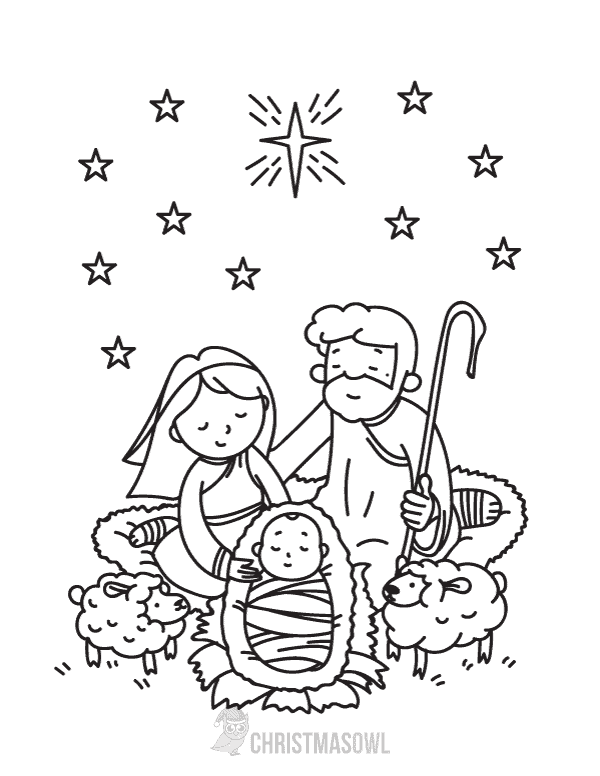 25+ FREE Christmas Coloring Pages - My Happy Homeschooling