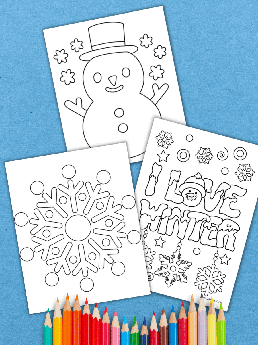 Printable Winter Coloring Pages For Kids