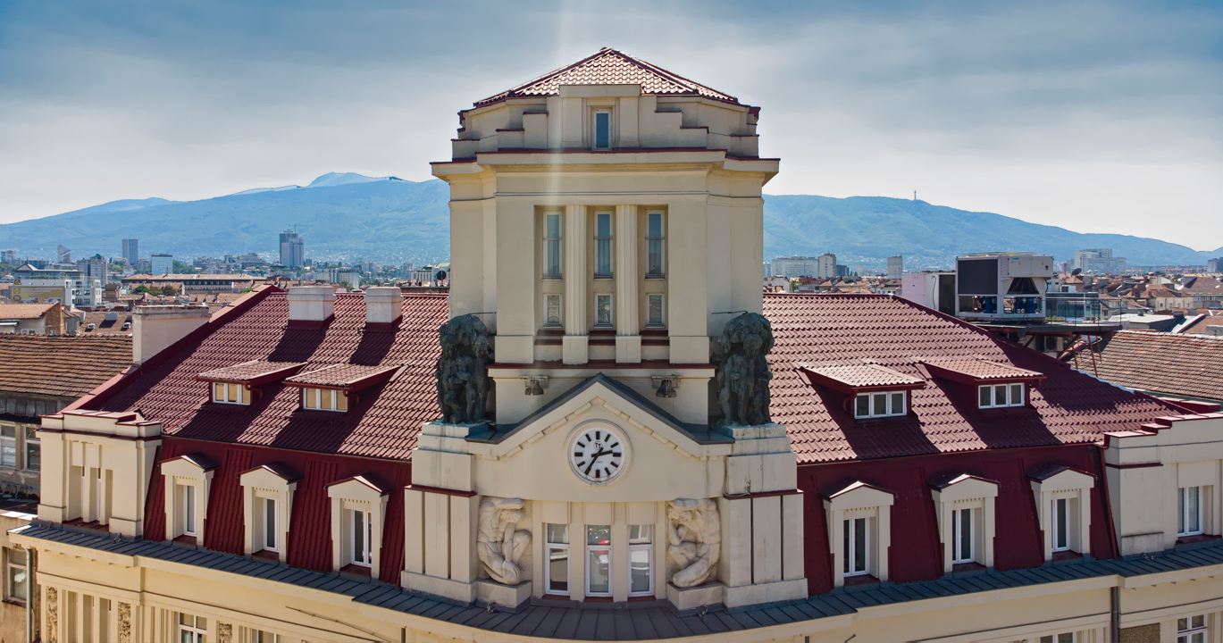 THE CCB BUILDING ON GARIBALDI SQUARE Sky Museum Sofia